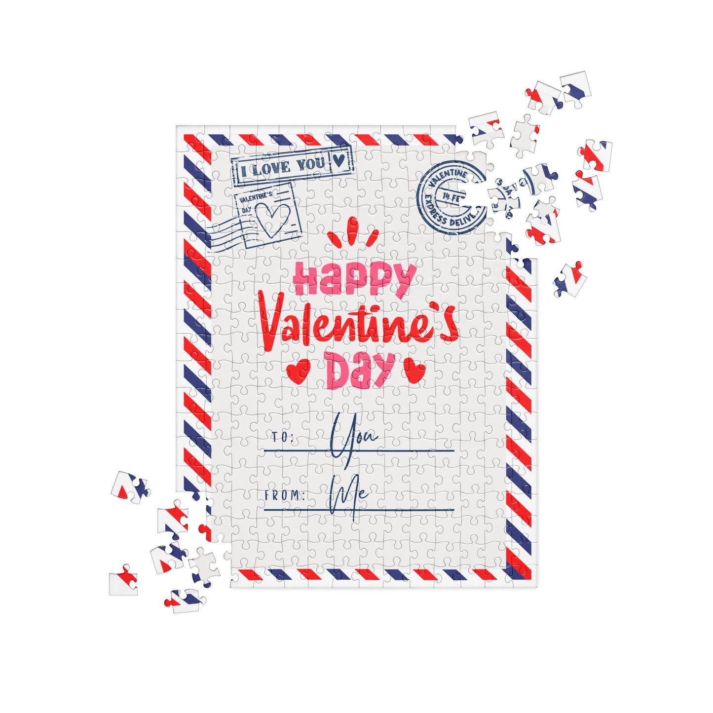 Happy Valentine's Day Envelope Jigsaw Puzzle